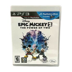Disney Epic Mickey 2: The Power of Two (PlayStation 3, 2012) PS3 Complete